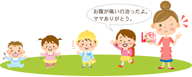 赤ちゃん、乳児、乳幼児、幼児、 園児、小学生、中学生、高校生など子供の便秘でお悩みの方に